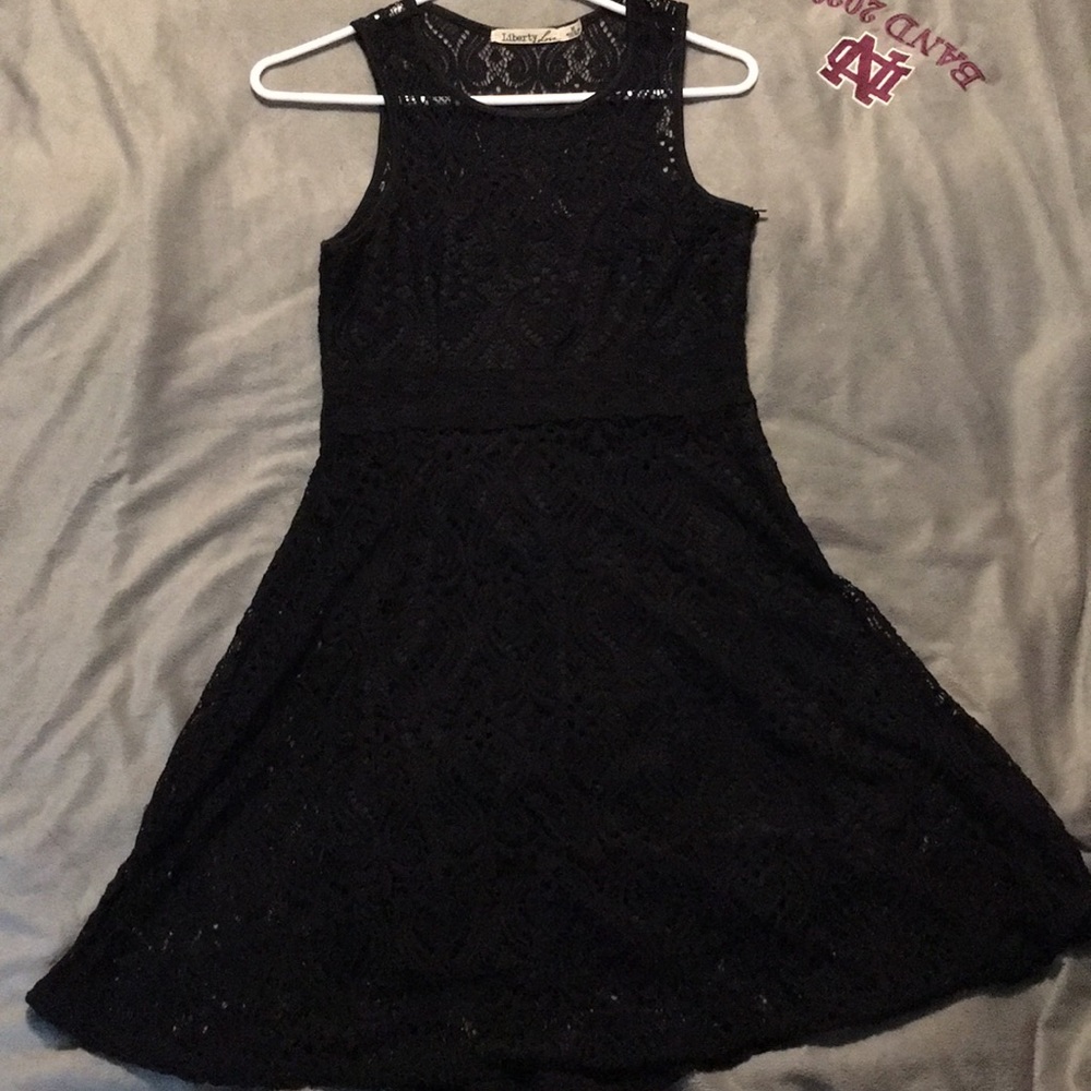 Two Layered Black Design Dress